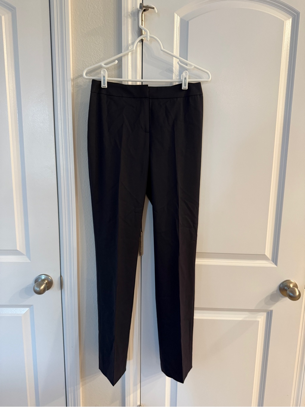 Lafayette 148 New York Barrow Classic Black Ink Slim Dress Pants Size 2